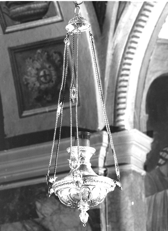 lampada pensile - ambito veneto (secc. XVIII/ XIX)