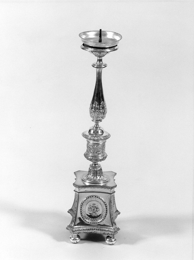 candeliere d'altare - ambito veneto (sec. XIX)