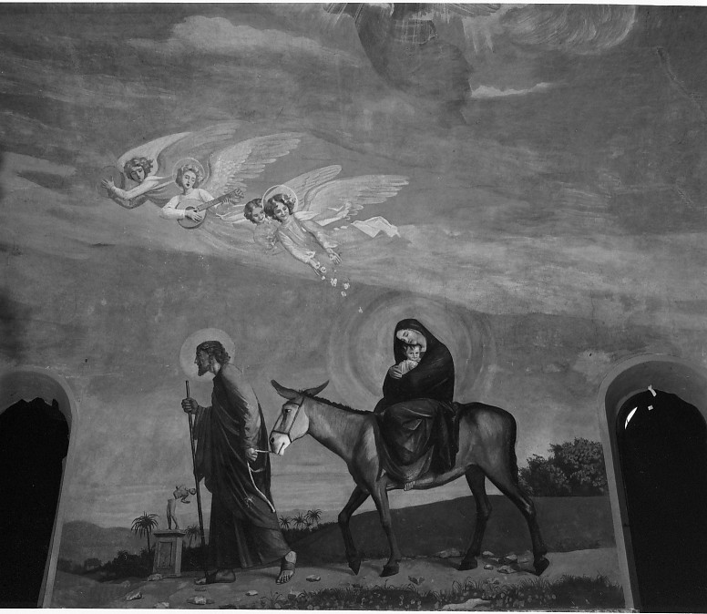 fuga in Egitto (dipinto) - ambito veronese (prima metà sec. XX)