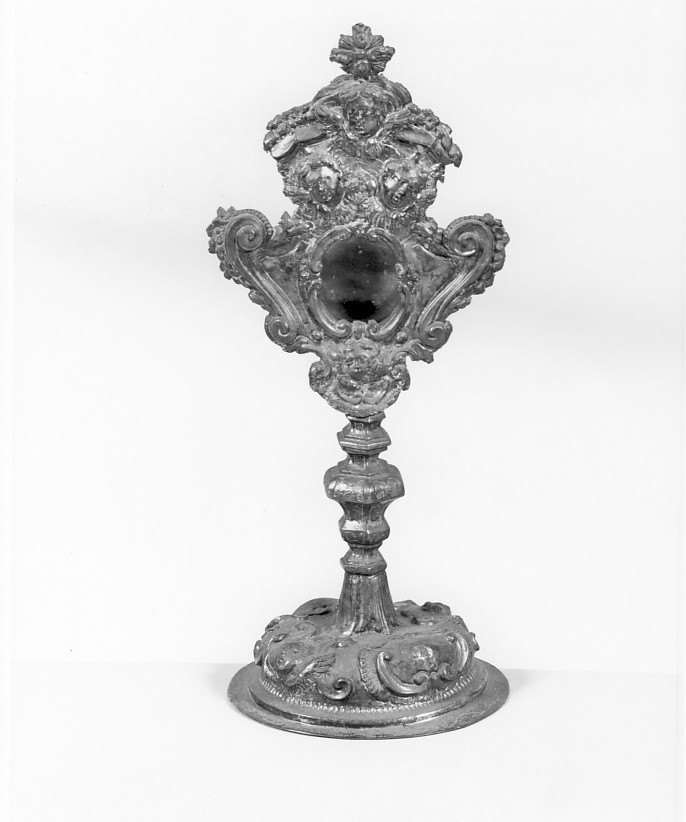 reliquiario - a ostensorio - ambito veronese (sec. XVIII)