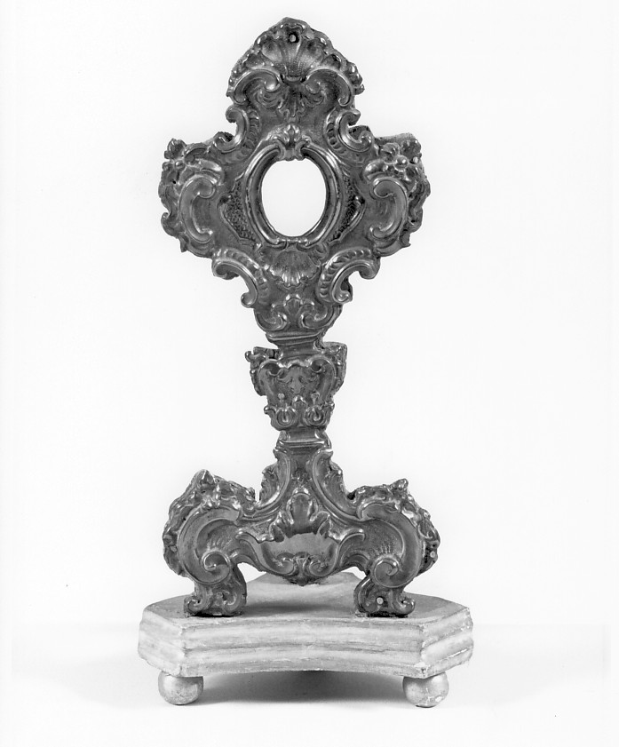 reliquiario - a ostensorio - ambito veronese (sec. XVIII)
