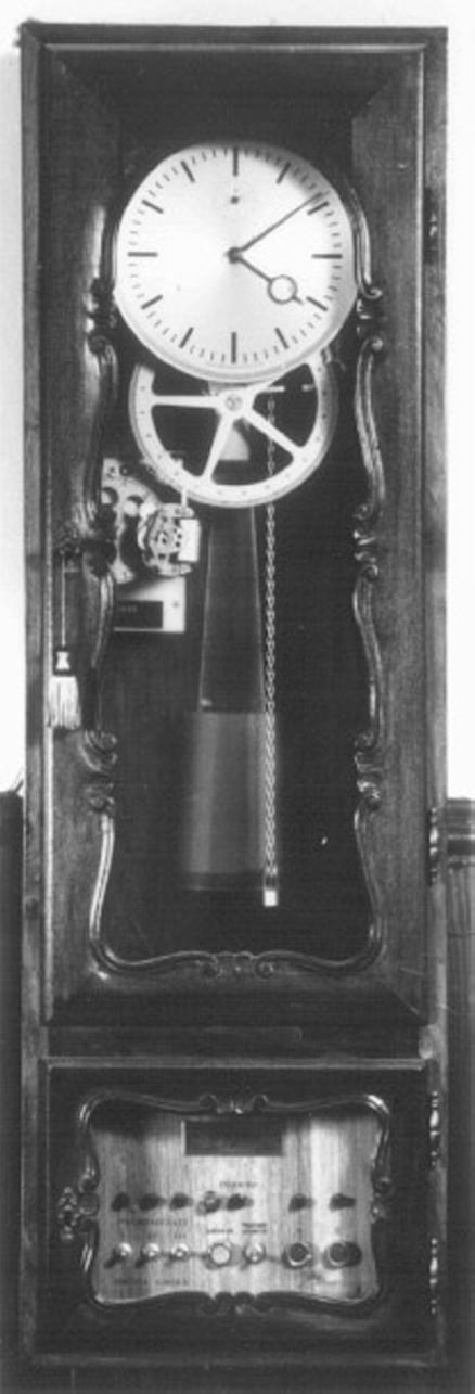 cassa di orologio a pendolo - ambito vicentino (metà sec. XX)