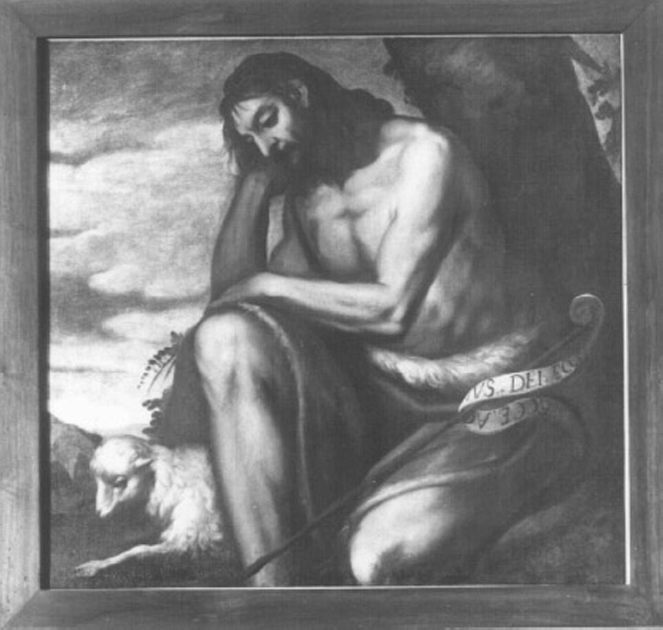 San Giovanni Battista (dipinto) di Riccio Felice detto Brusasorzi (attribuito), Varotari Alessandro detto Padovanino (attribuito) (secc. XVI/ XVII)