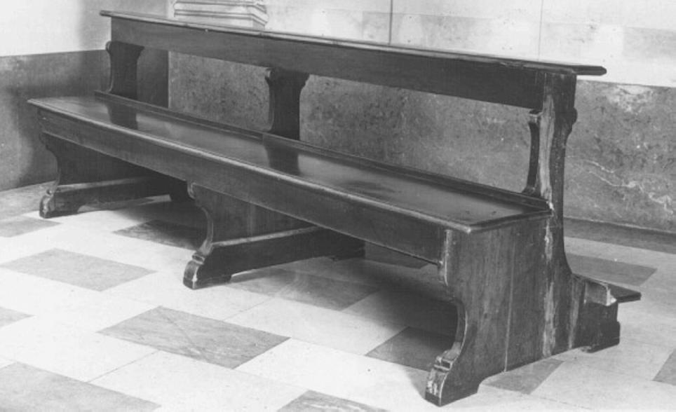 banco da chiesa - ambito veneto (secc. XIX/ XX)
