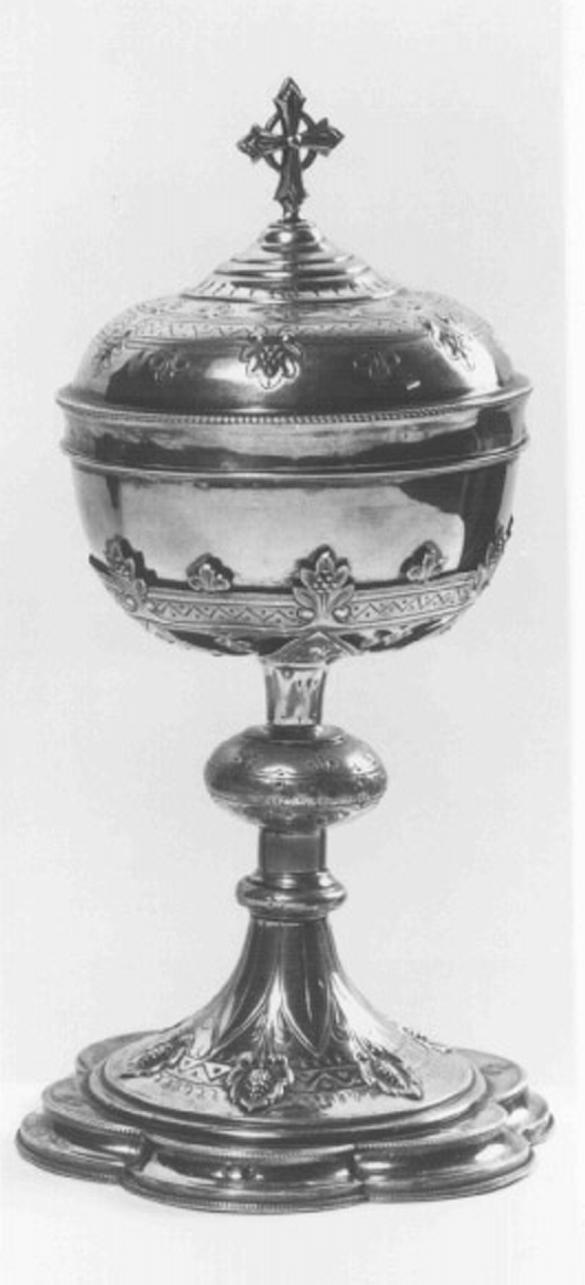 pisside - ambito barcellonese (sec. XIX)