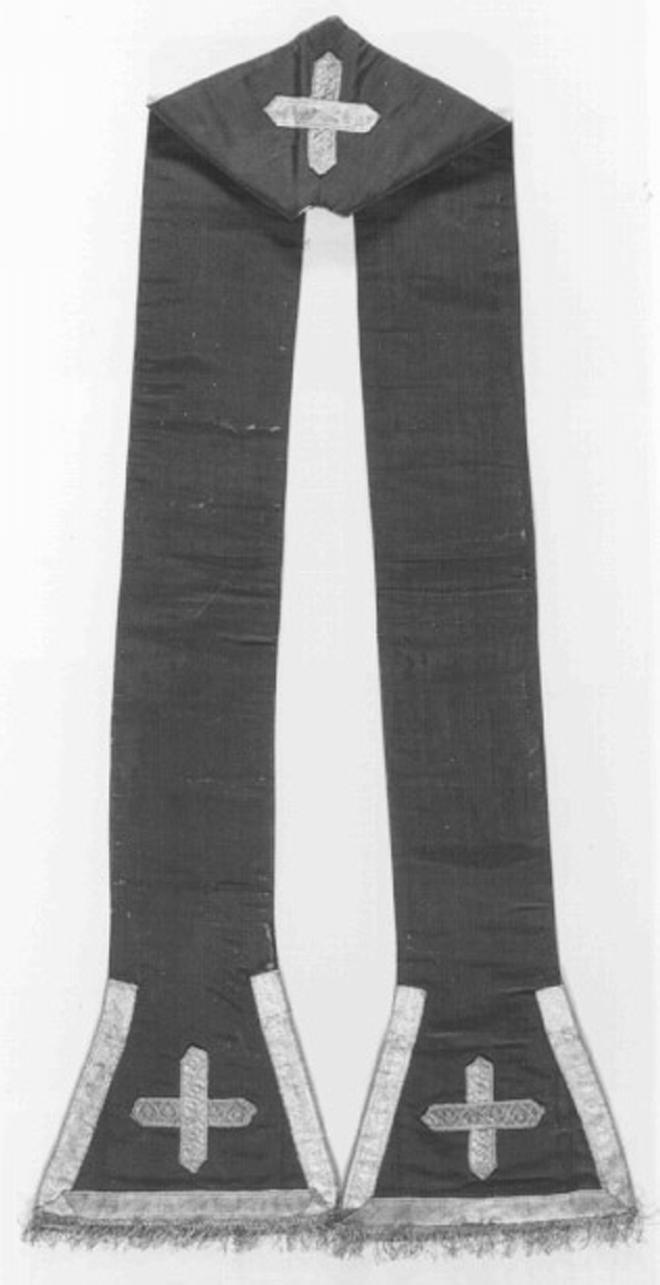 stola - ambito vicentino (seconda metà sec. XIX)