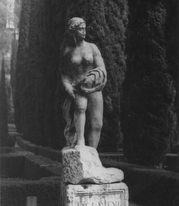 figura femminile (statua) - ambito veneto (sec. XVIII)