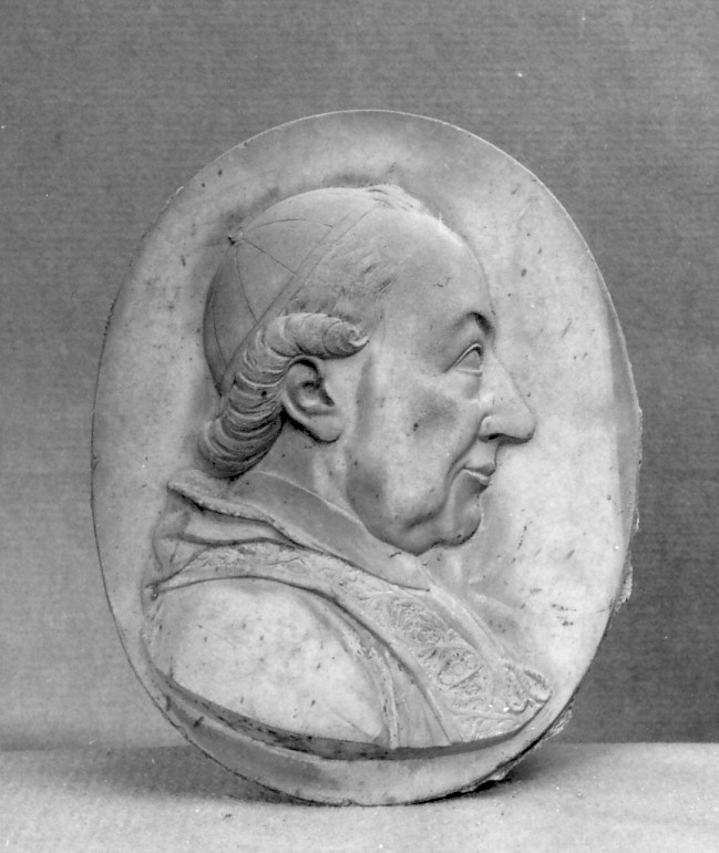 ritratto d'uomo di profilo (rilievo) - ambito veneto (inizio sec. XIX)