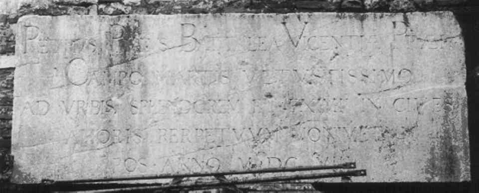 lapide - bottega vicentina (sec. XVII)