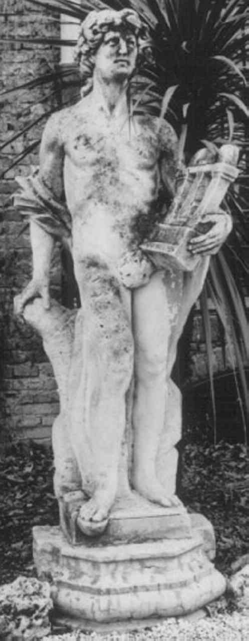 statua, elemento d'insieme - bottega veneta (secc. XVIII/ XIX)