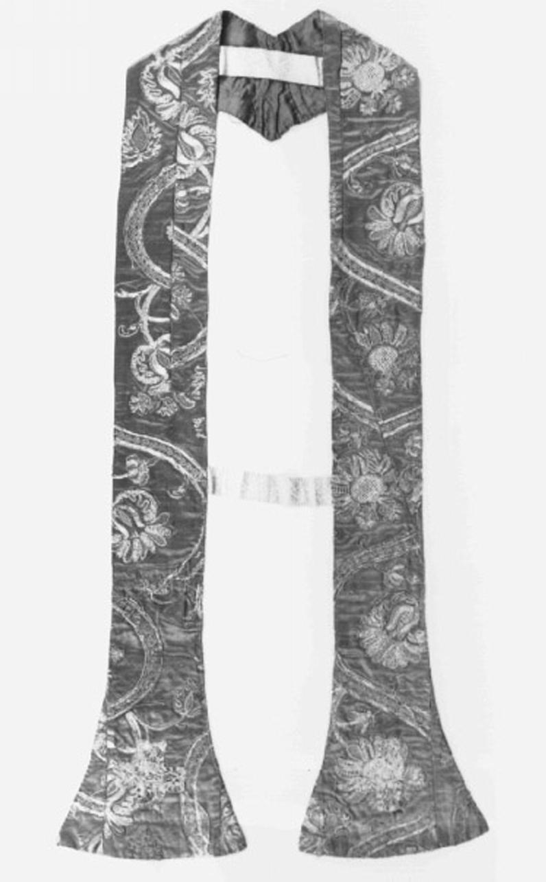 stola, elemento d'insieme - ambito veneziano (sec. XVIII)