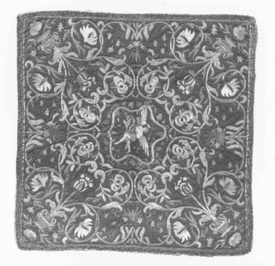 velo di calice, elemento d'insieme - ambito veneziano (secc. XVI/ XVII)