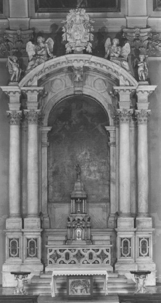 altare maggiore, insieme di Longhena Baldassarre (attribuito), Corbarelli Benedetto (bottega) (sec. XVII)
