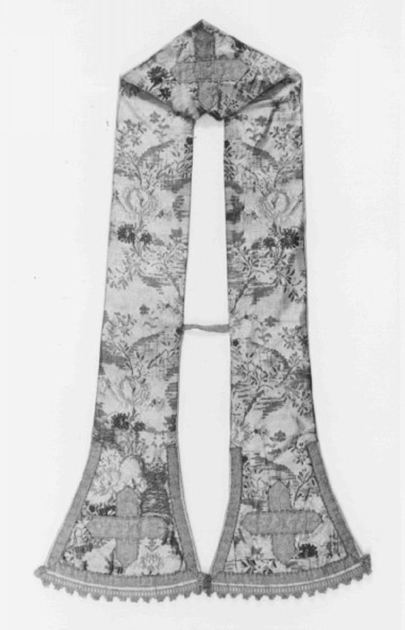 stola - ambito veneto (seconda metà sec. XVIII)