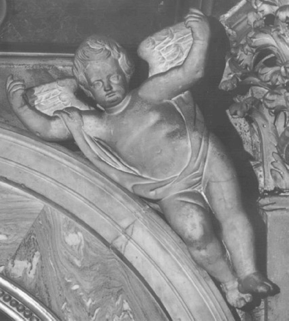 angelo (statua, elemento d'insieme) di Fadiga Vincenzo (bottega) (sec. XVII)