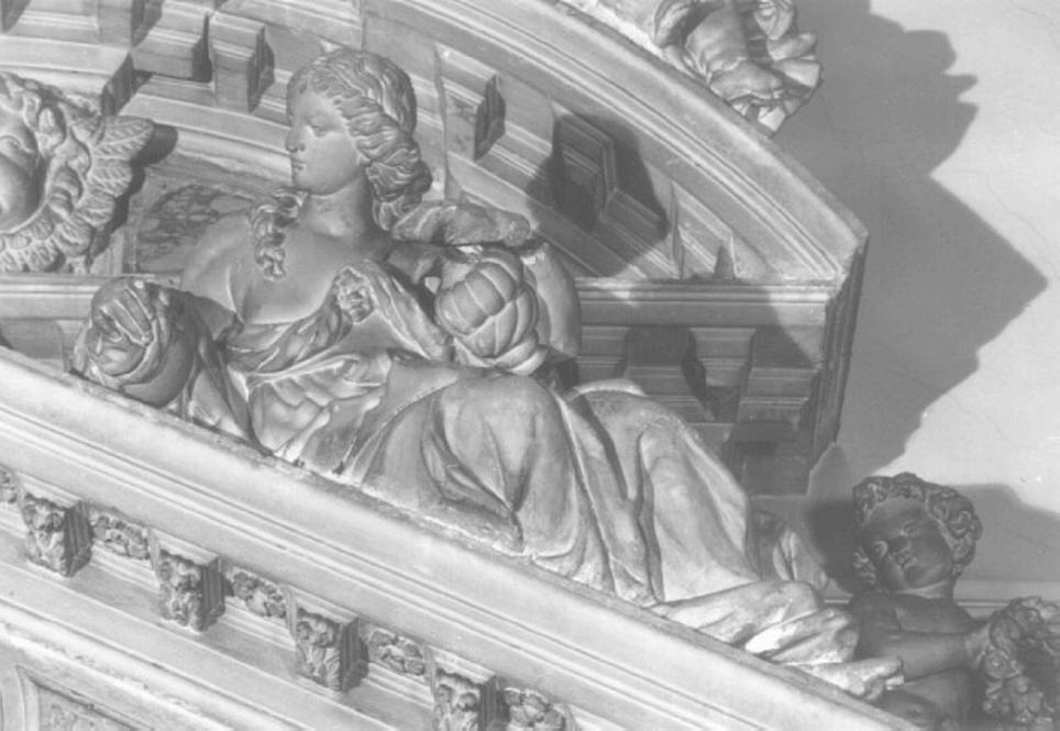 statua, elemento d'insieme di Cassetti Giacomo (attribuito) (fine/inizio secc. XVII/ XVIII)