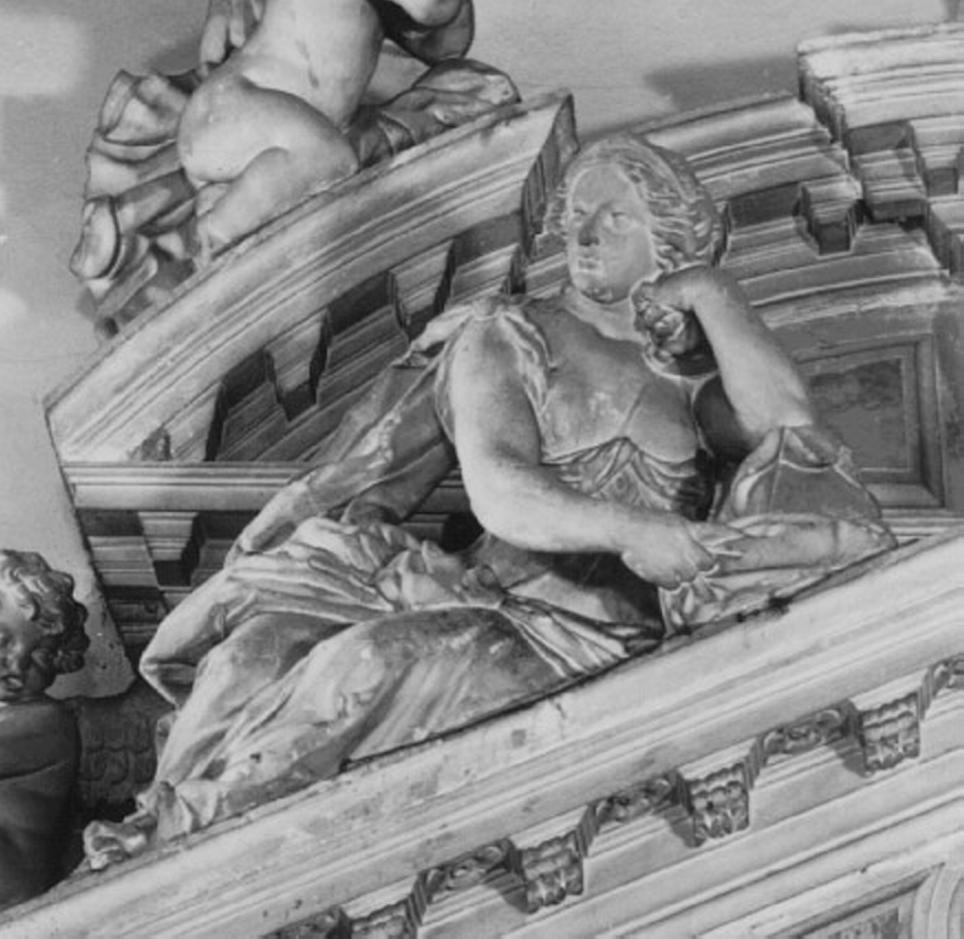 statua, elemento d'insieme di Cassetti Giacomo (attribuito) (fine/inizio secc. XVII/ XVIII)