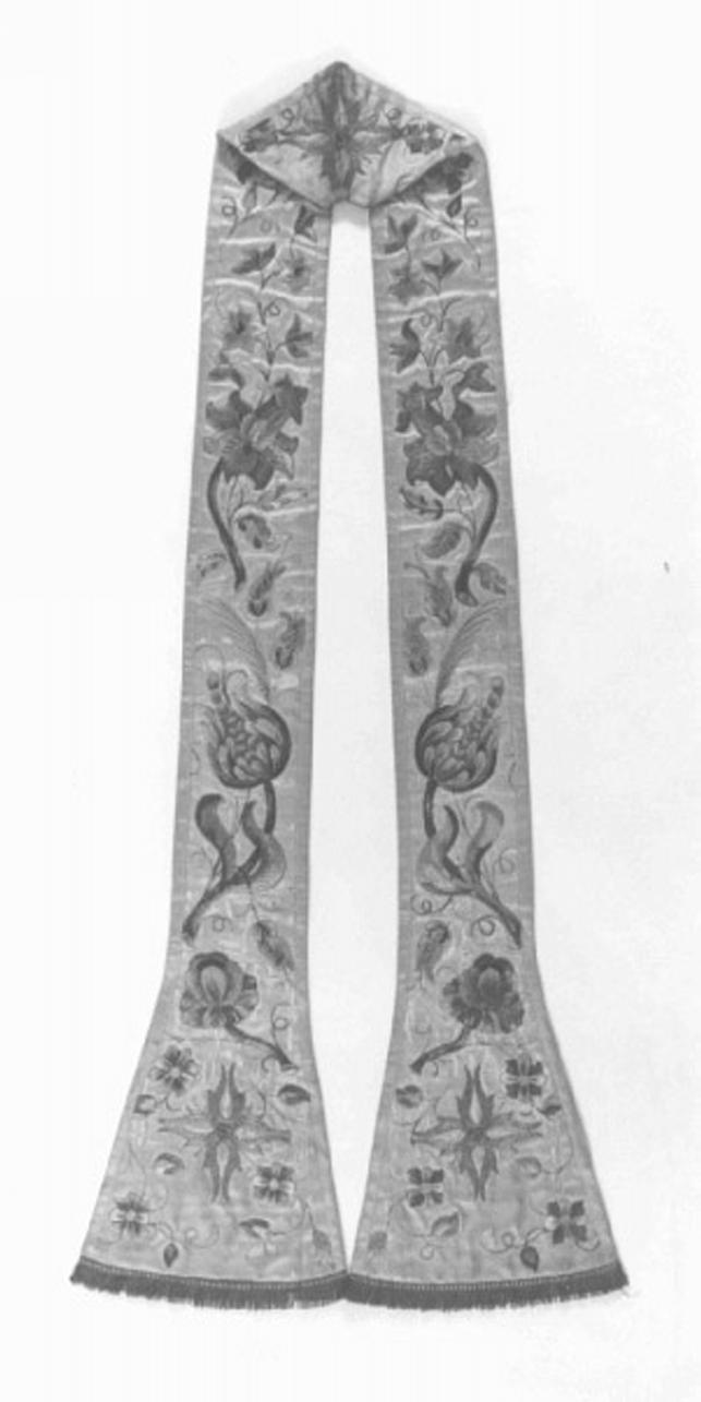 paramento liturgico, insieme - ambito veneto (secc. XVIII/ XIX)