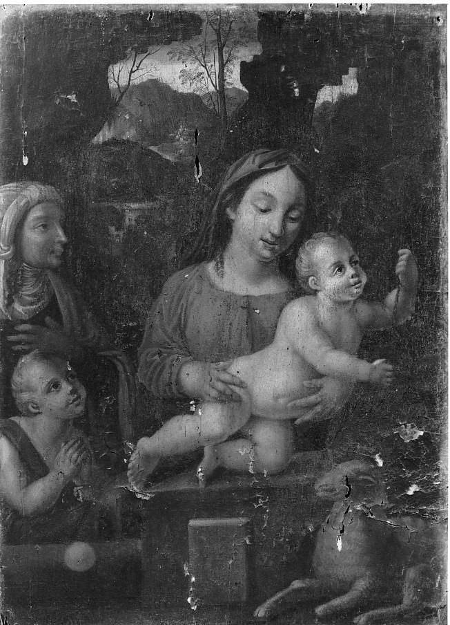 Madonna con Bambino e Santi (dipinto) - ambito veronese (sec. XIX)
