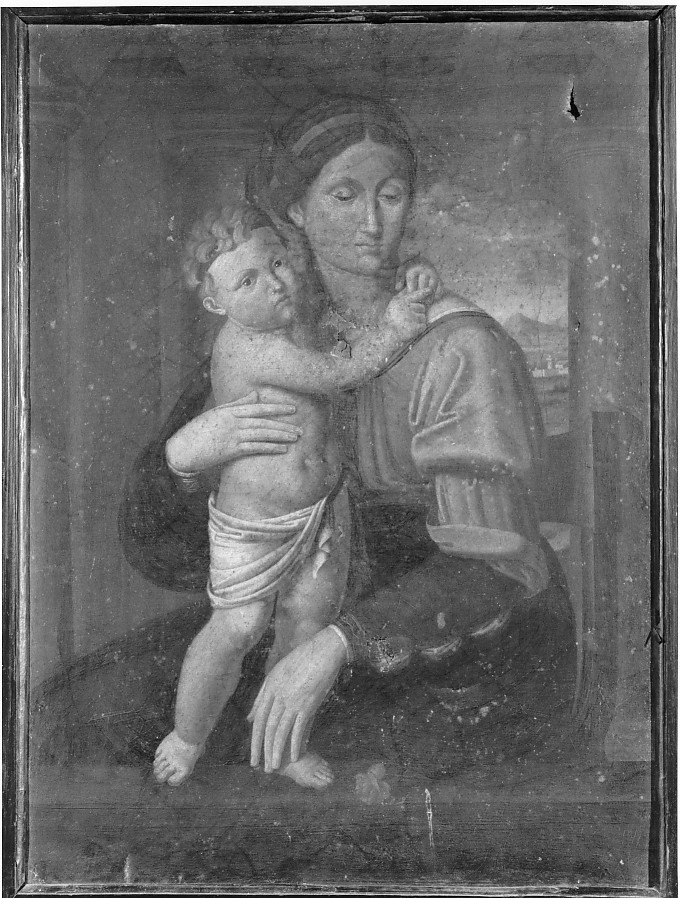 Madonna con Bambino (dipinto) - ambito Italia settentrionale (prima metà sec. XVI)