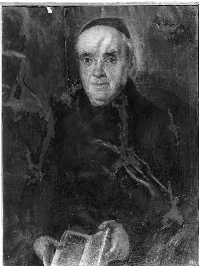 ritratto di ecclesiastico (dipinto) - ambito veneto (sec. XIX)