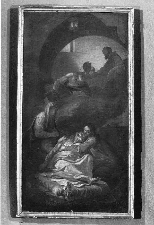 morte di San Giuseppe (dipinto) di Balestra Antonio (attribuito) (inizio sec. XVIII)