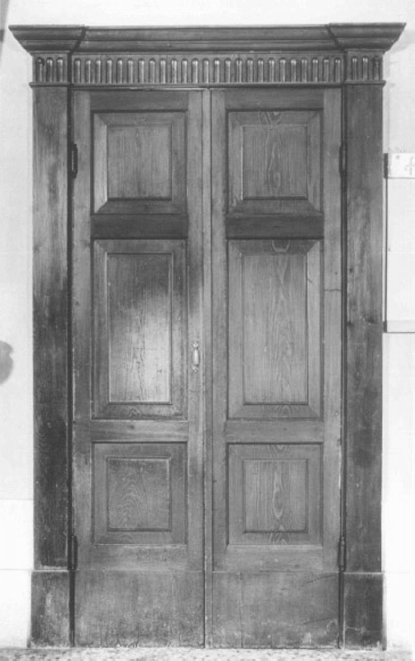 porta - a due battenti - ambito vicentino (sec. XX)