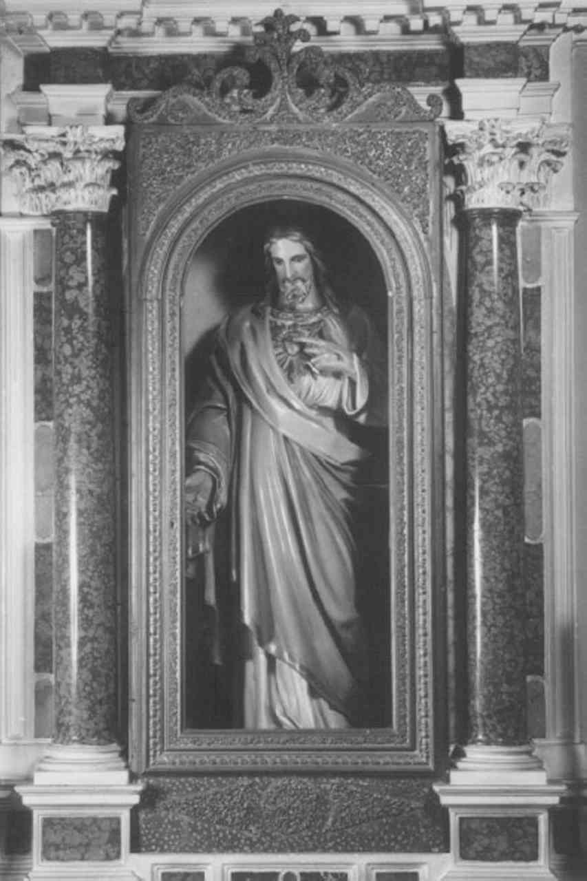 Sacro Cuore di Gesù (cornice) - ambito vicentino (sec. XX)