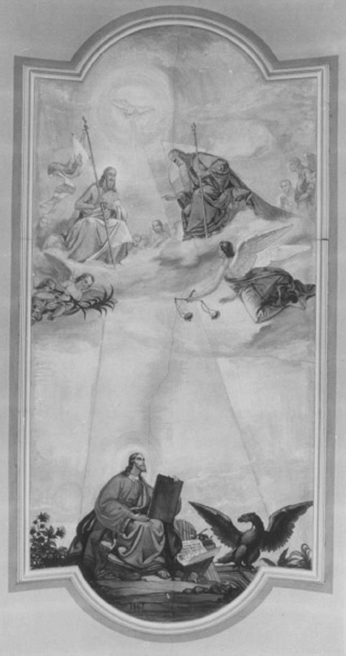 Visione di San Giovanni Evangelista a Patmos (dipinto) di Pittaco Rocco (sec. XIX)