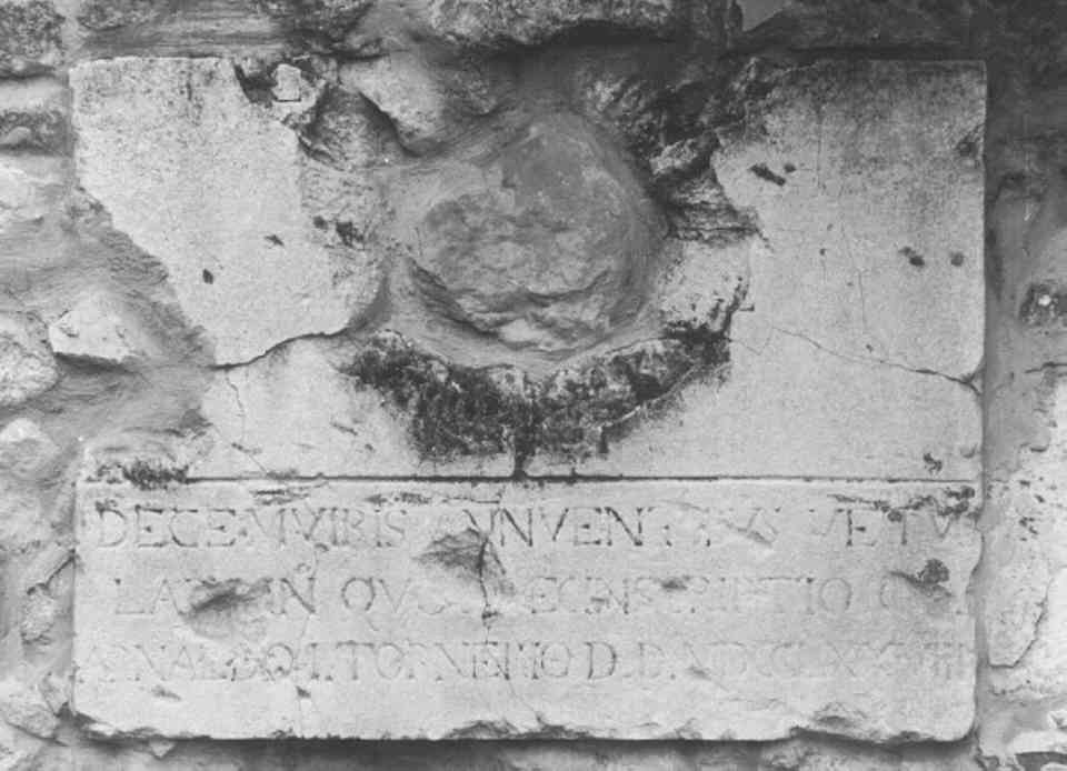 iscrizione (lapide) - ambito vicentino (sec. XVIII)