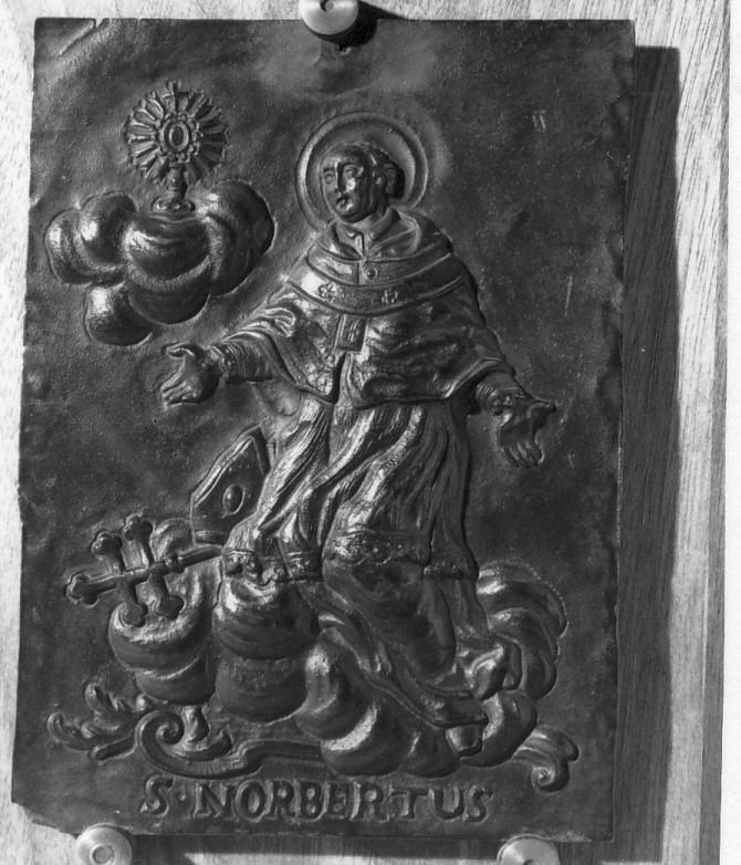 Santo (placchetta) - produzione veronese (sec. XVIII)