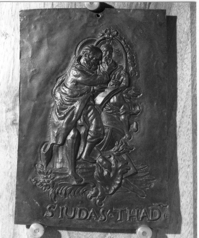 Santo (placchetta) - produzione veronese (sec. XVIII)