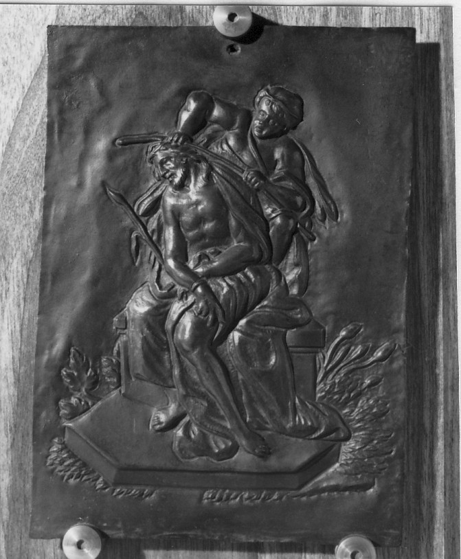 incoronazione di spine (placchetta) - produzione veronese (sec. XVIII)