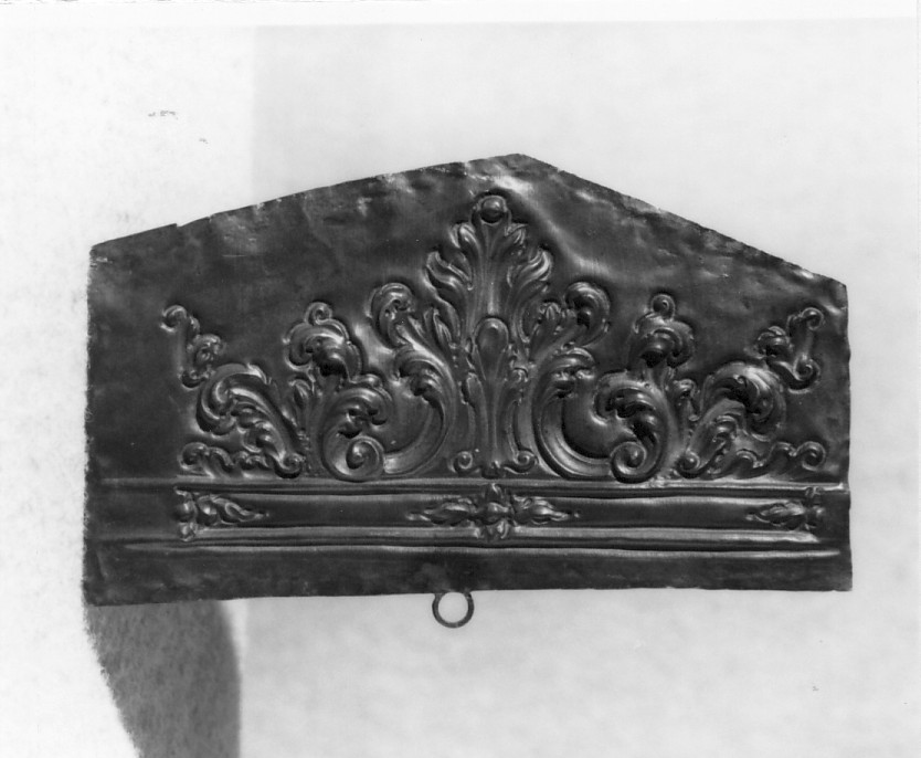 motivo decorativo (placchetta) - produzione veronese (sec. XVIII)