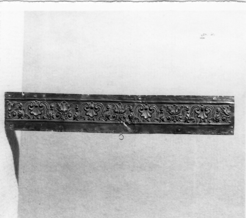 motivo decorativo (placchetta) - produzione veronese (sec. XVIII)