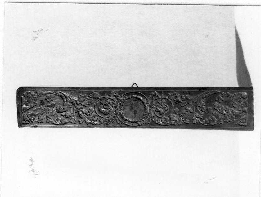 motivo decorativo (matrice) - produzione veronese (sec. XIX)