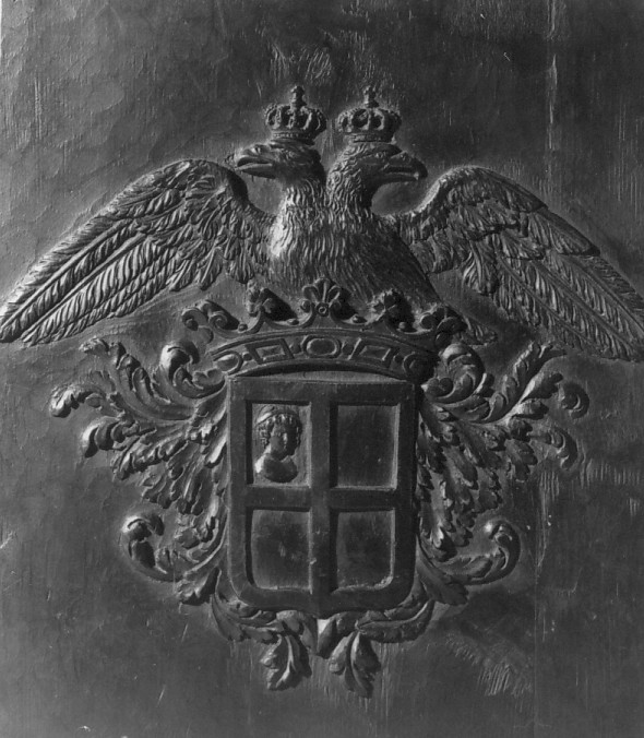 stemma gentilizio (matrice) - produzione veronese (sec. XIX)