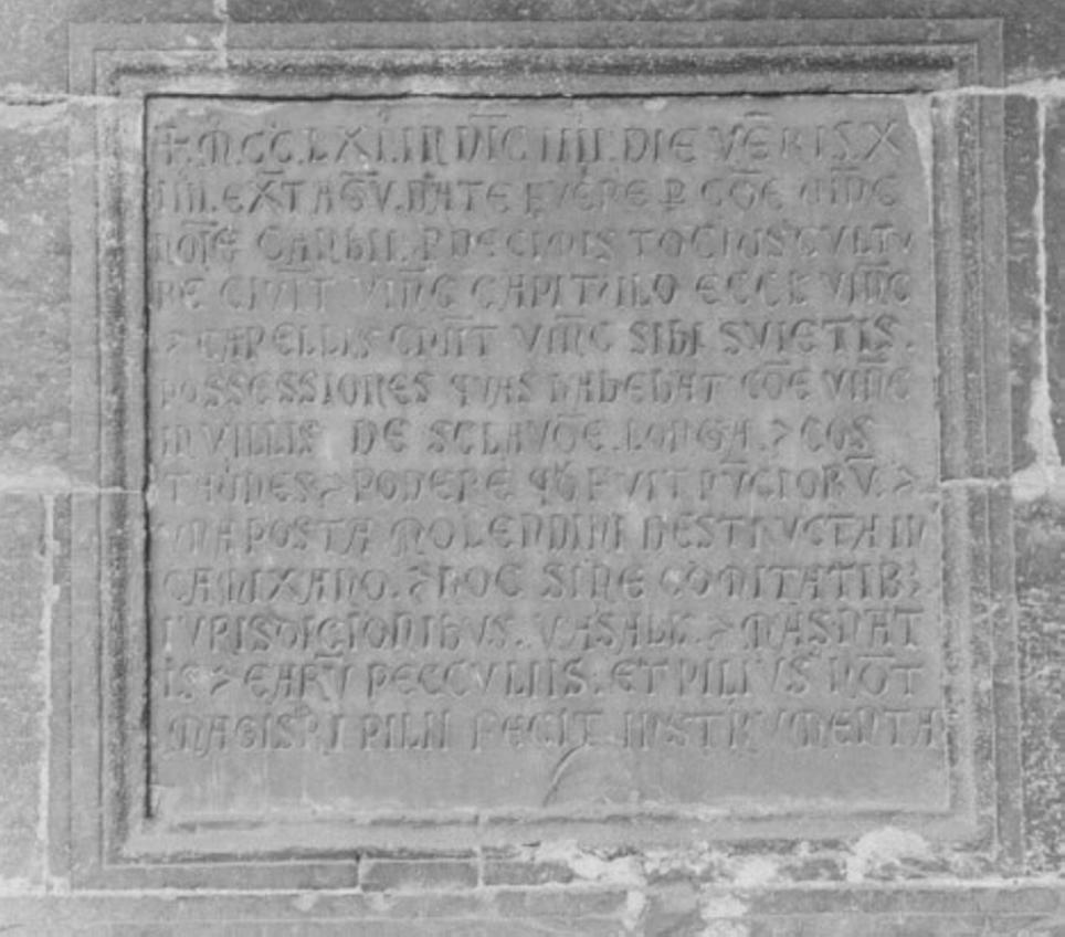 lapide - ambito veneto (sec. XIII)