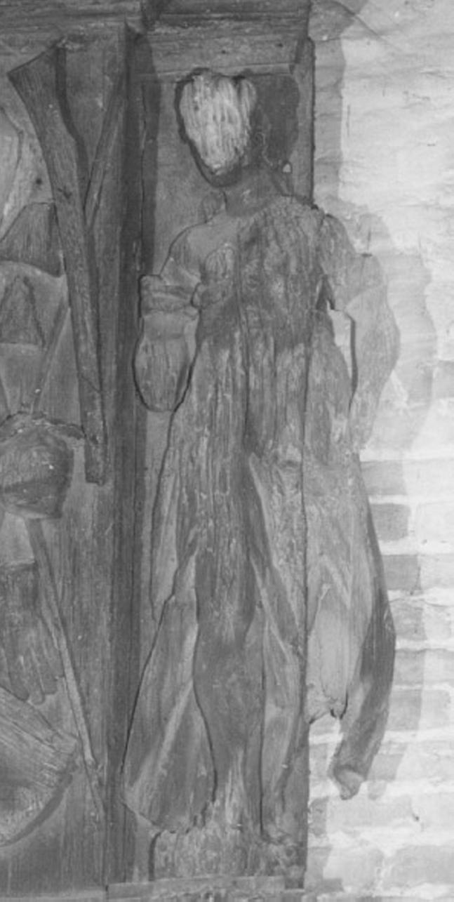 figura allegorica femminile (rilievo) di Albanese Francesco (secc. XVI/ XVII)