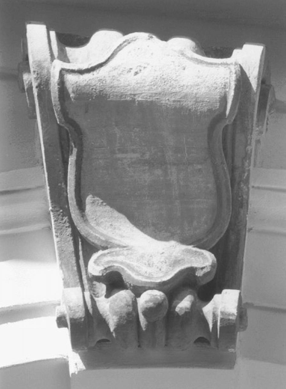 stemma gentilizio (rilievo) - ambito veneto (secc. XVIII/ XIX)