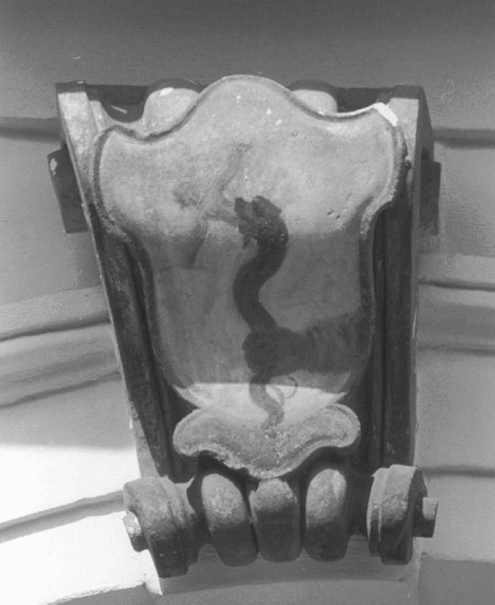 stemma gentilizio (rilievo) - ambito veneto (secc. XVIII/ XIX)