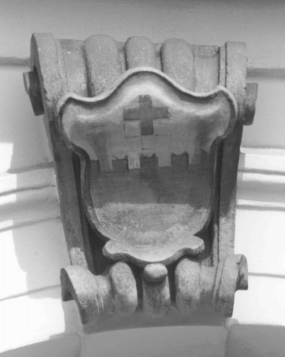 stemma gentilizio (rilievo) - ambito veneto (secc. XVIII/ XIX)