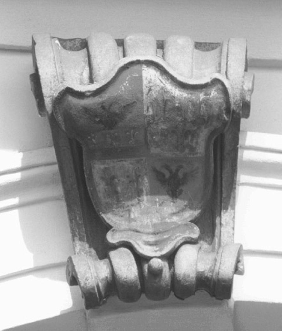 stemma gentilizio (rilievo) - ambito veneto (secc. XVIII/ XIX)