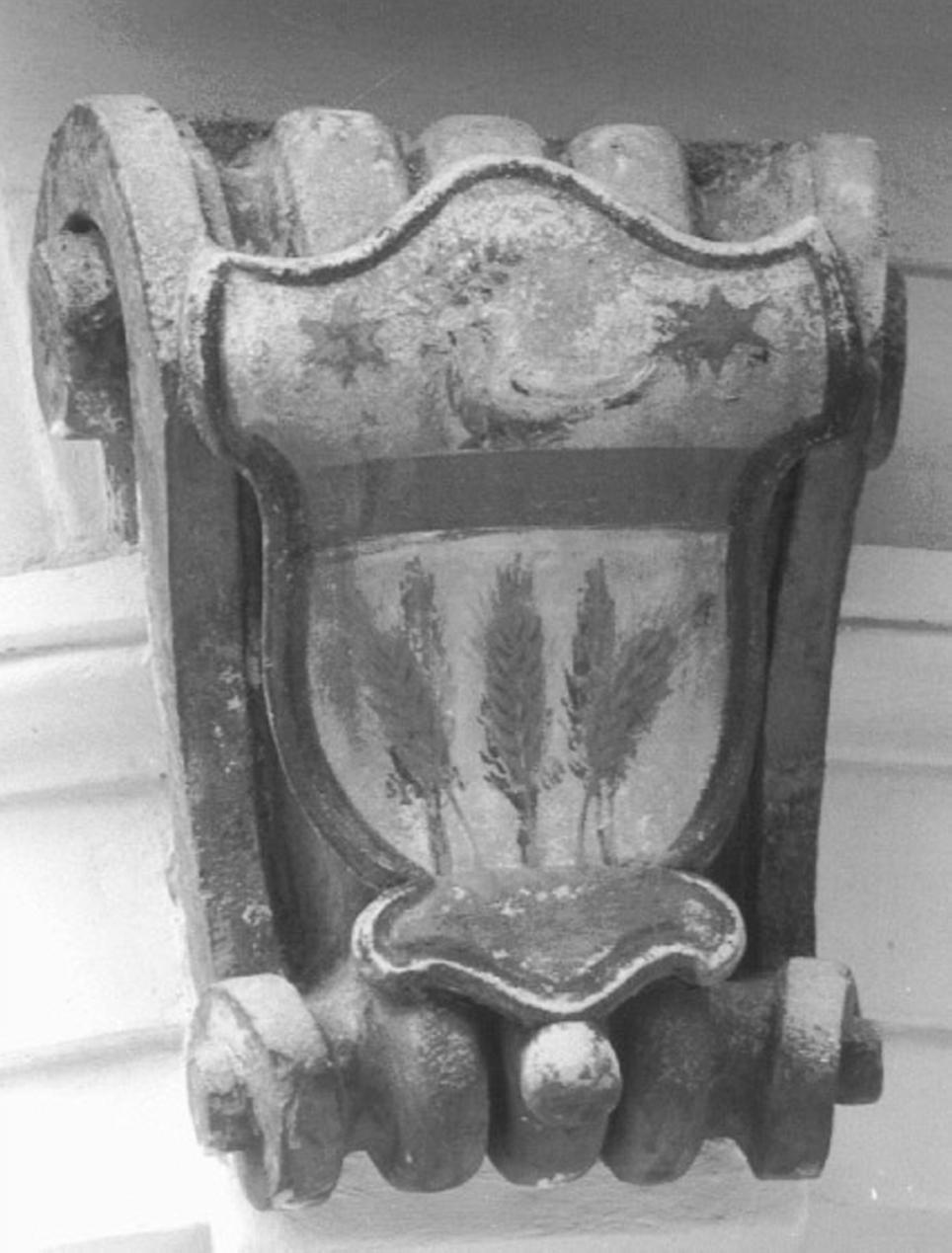 stemma gentilizio (rilievo) - ambito veneto (secc. XVIII/ XIX)