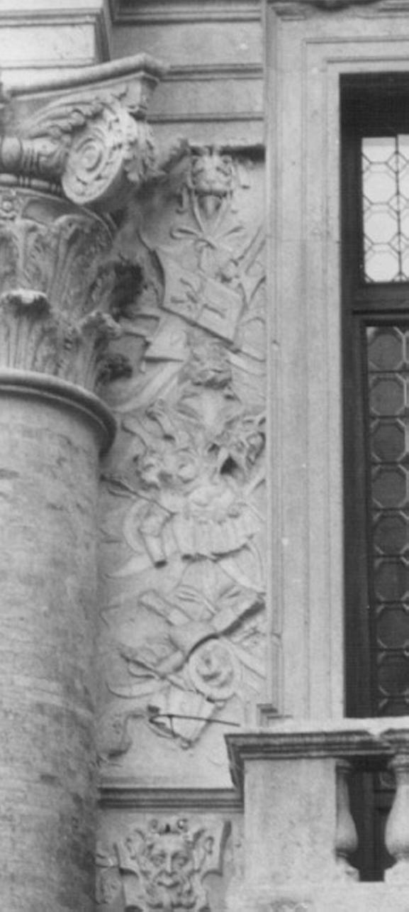 motivo decorativo (decorazione plastica) di Rubini Lorenzo (e aiuti) (sec. XVI)