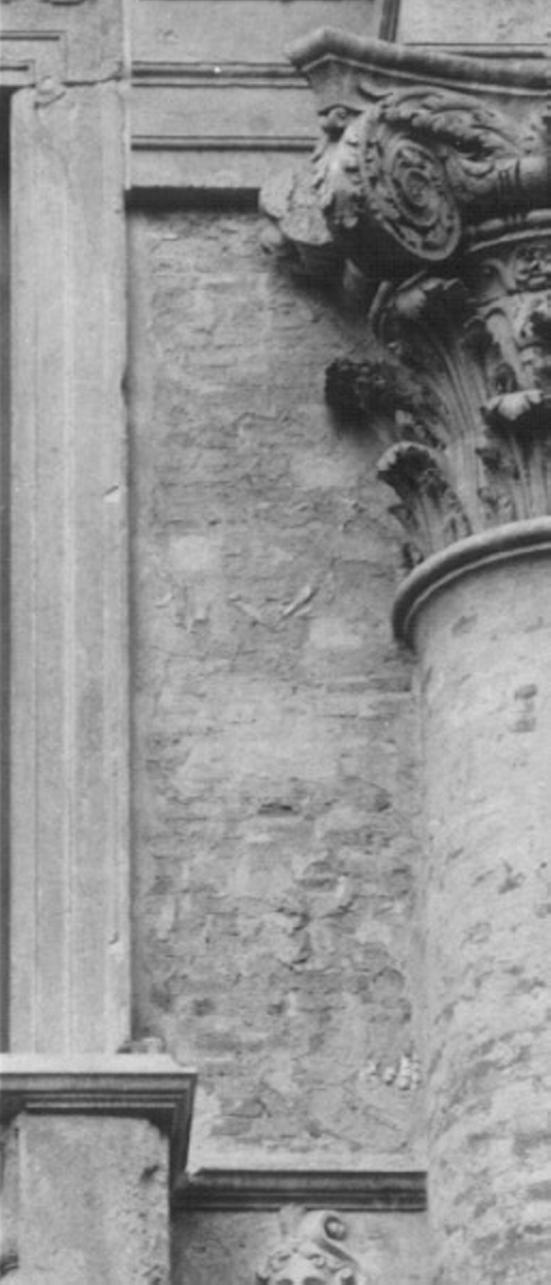 decorazione plastica, frammento di Rubini Lorenzo (e aiuti) (sec. XVI)