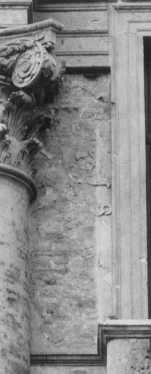 motivo decorativo (decorazione plastica, frammento) di Rubini Lorenzo (e aiuti) (sec. XVI)