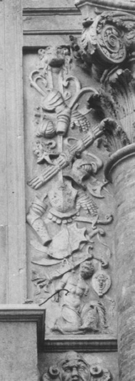 motivo decorativo (decorazione plastica) di Rubini Lorenzo (e aiuti) (sec. XVI)