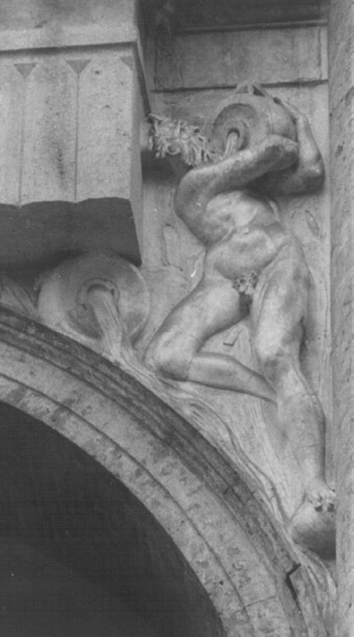 divinità fluviali (decorazione plastica) di Rubini Lorenzo (e aiuti) (sec. XVI)