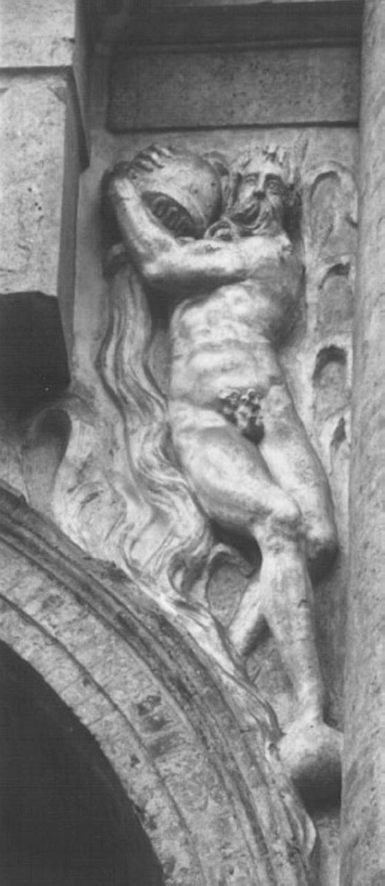 divinità fluviali (decorazione plastica) di Rubini Lorenzo (e aiuti) (sec. XVI)